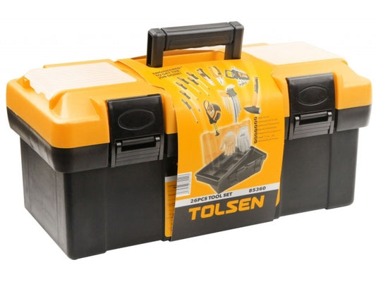 SET  CAJA HERRAMIENTAS 17" C/HERRAM. 26 Pc